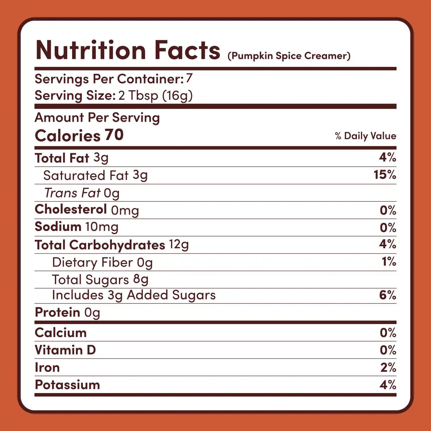 Pumpkin Spice Superfood Creamer Add-On (SPECIAL PRICING) Q0