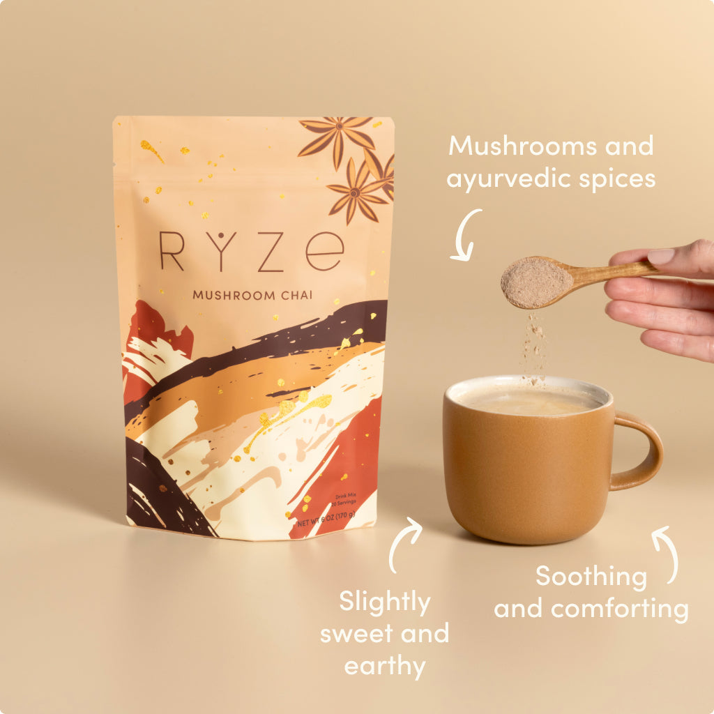 RYZE Mushroom Chai Starter Bag E2