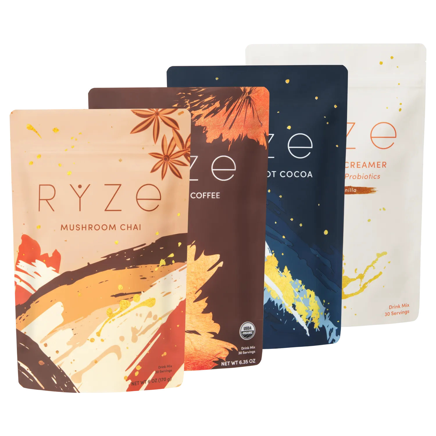 Ultimate Elevate + Unwind Bundle: Chai + Coffee + Cocoa E9