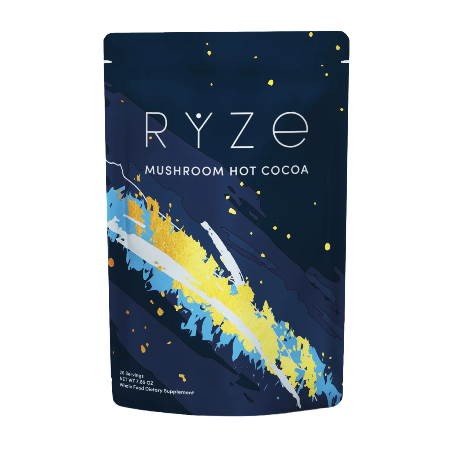 RYZE Mushroom Hot Cocoa — Organic Instant Cocoa with L-Theanine & Melatonin, 20 Servings F5