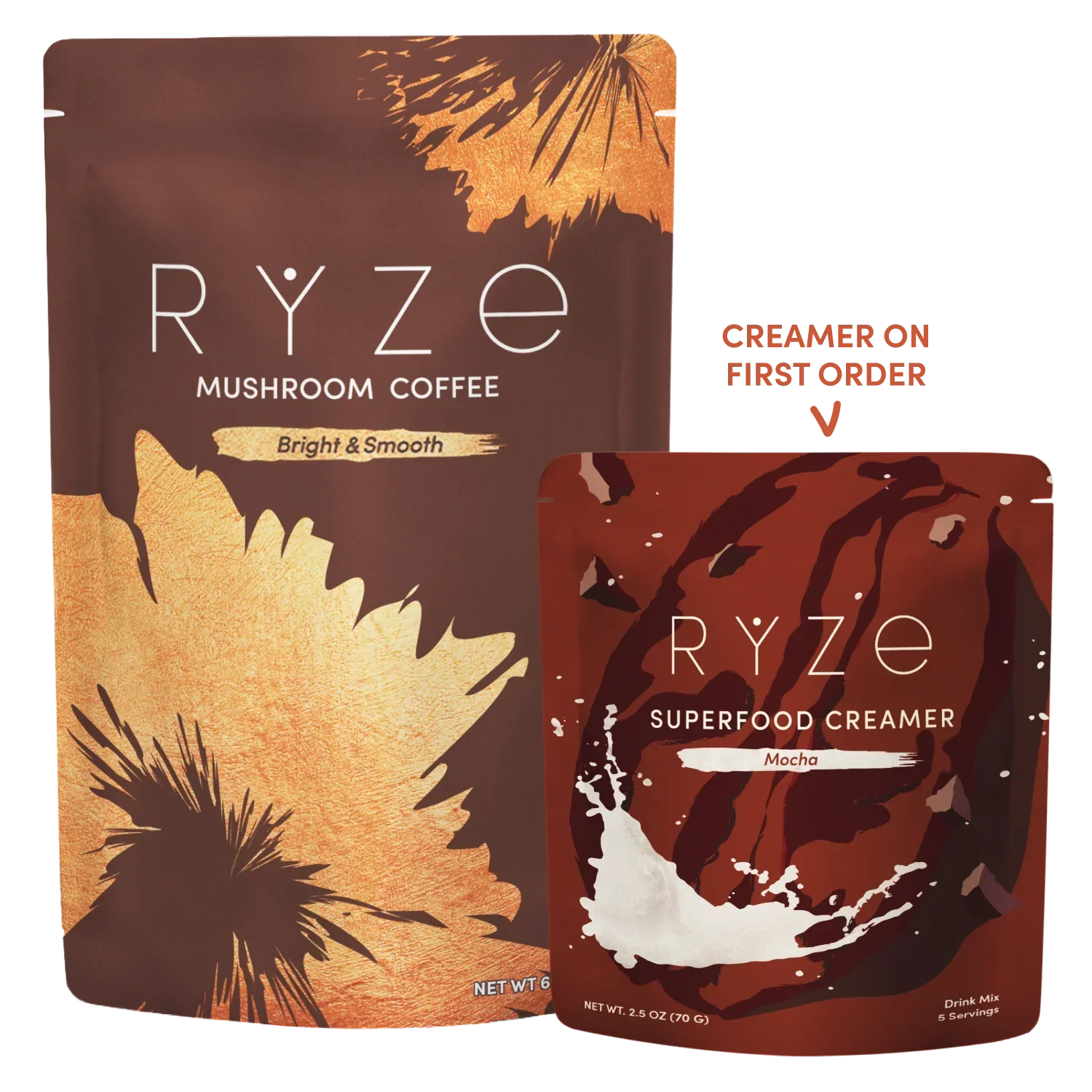 Mushroom Coffee + Mocha Creamer Set U0
