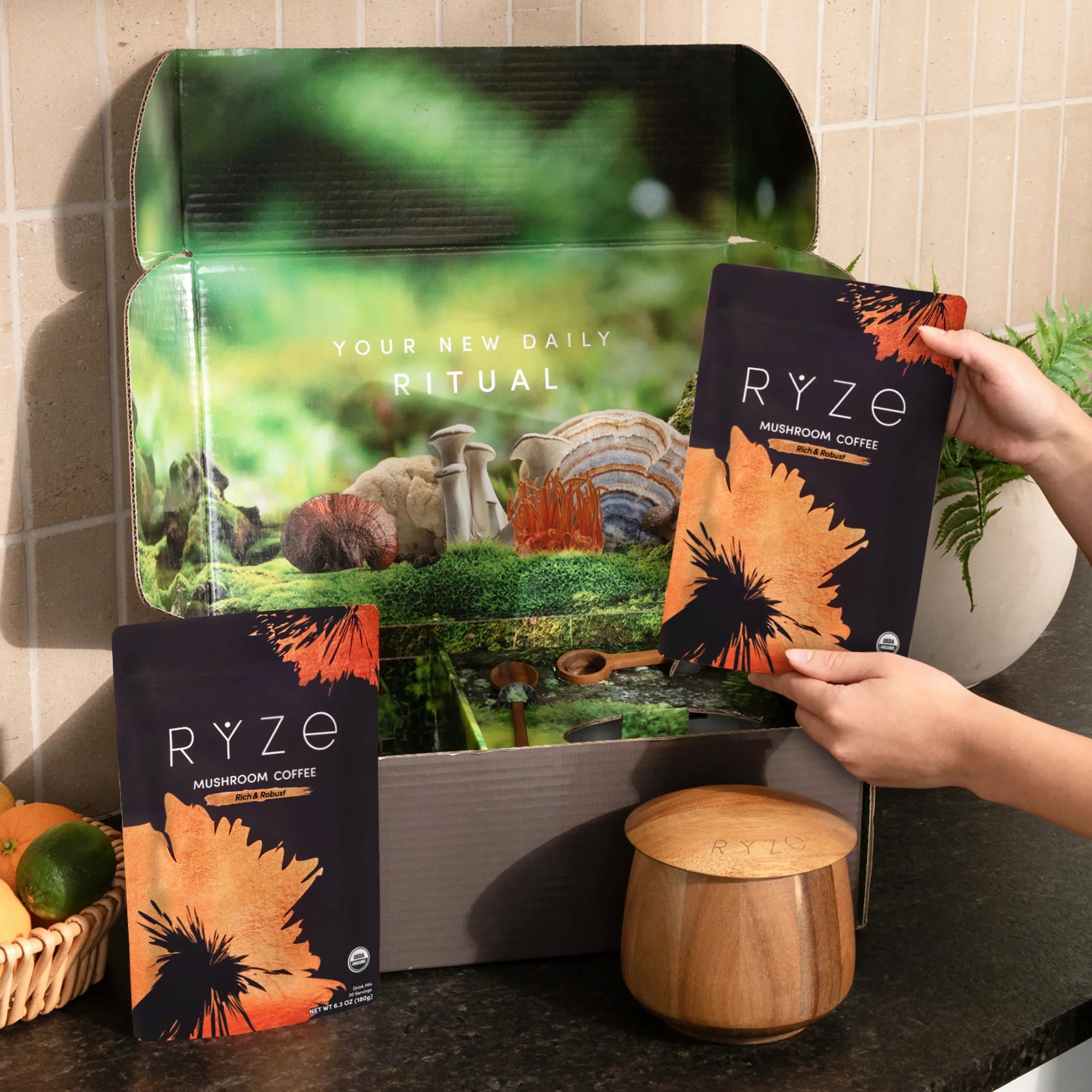 RYZE Ritual Set Dark Roast (90 Day Plan) F0