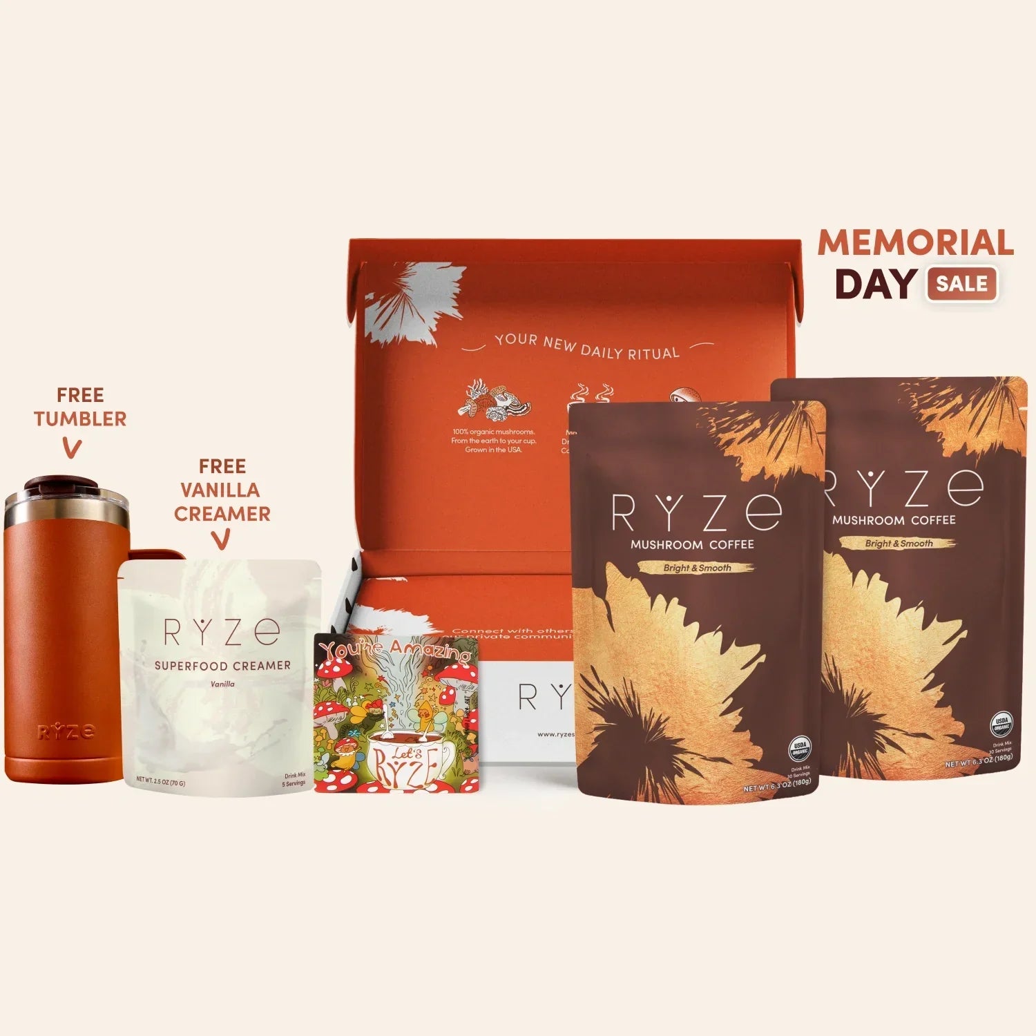Mushroom Coffee Starter Kit 60 Serving M0