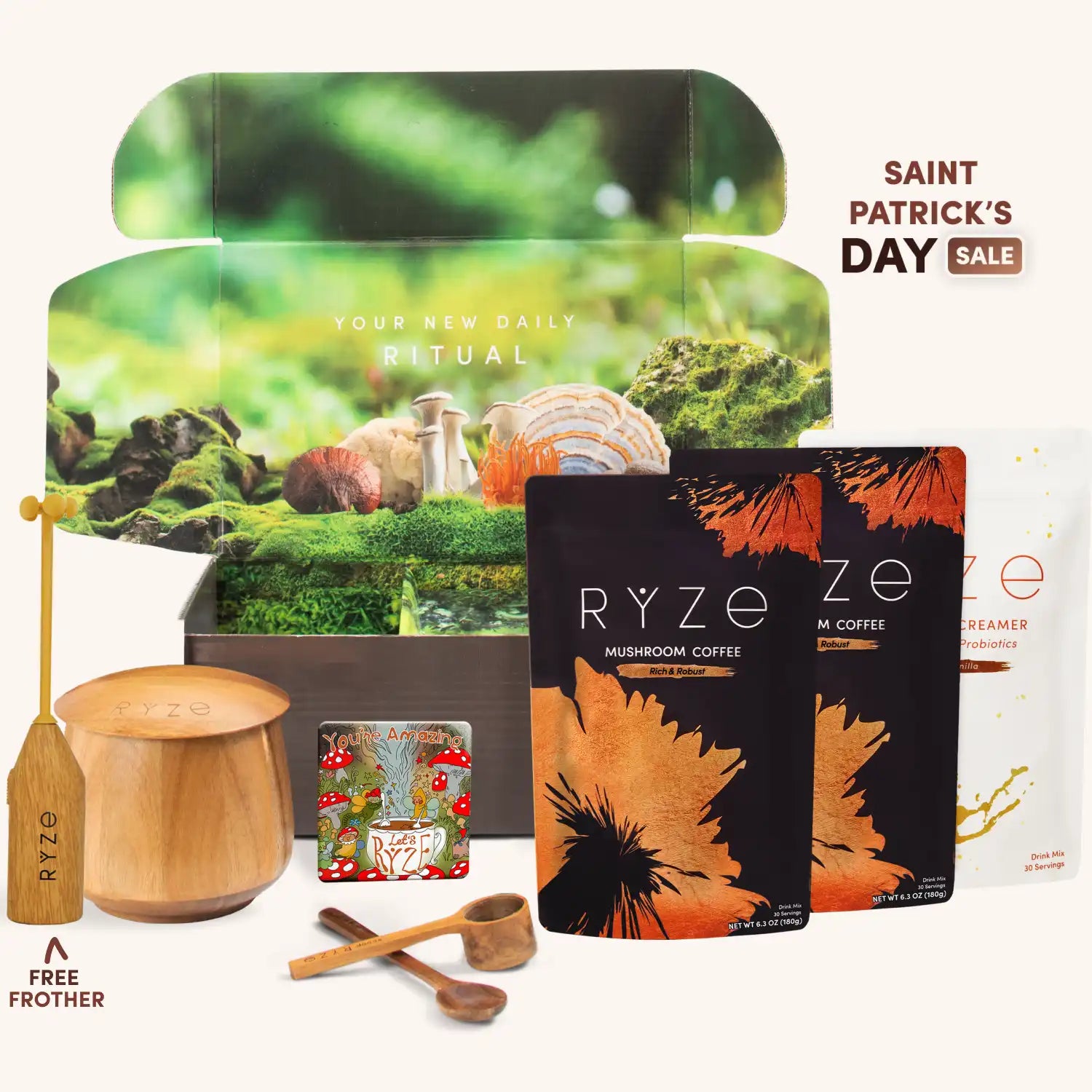 Mushroom Coffee Ritual Set Z1
