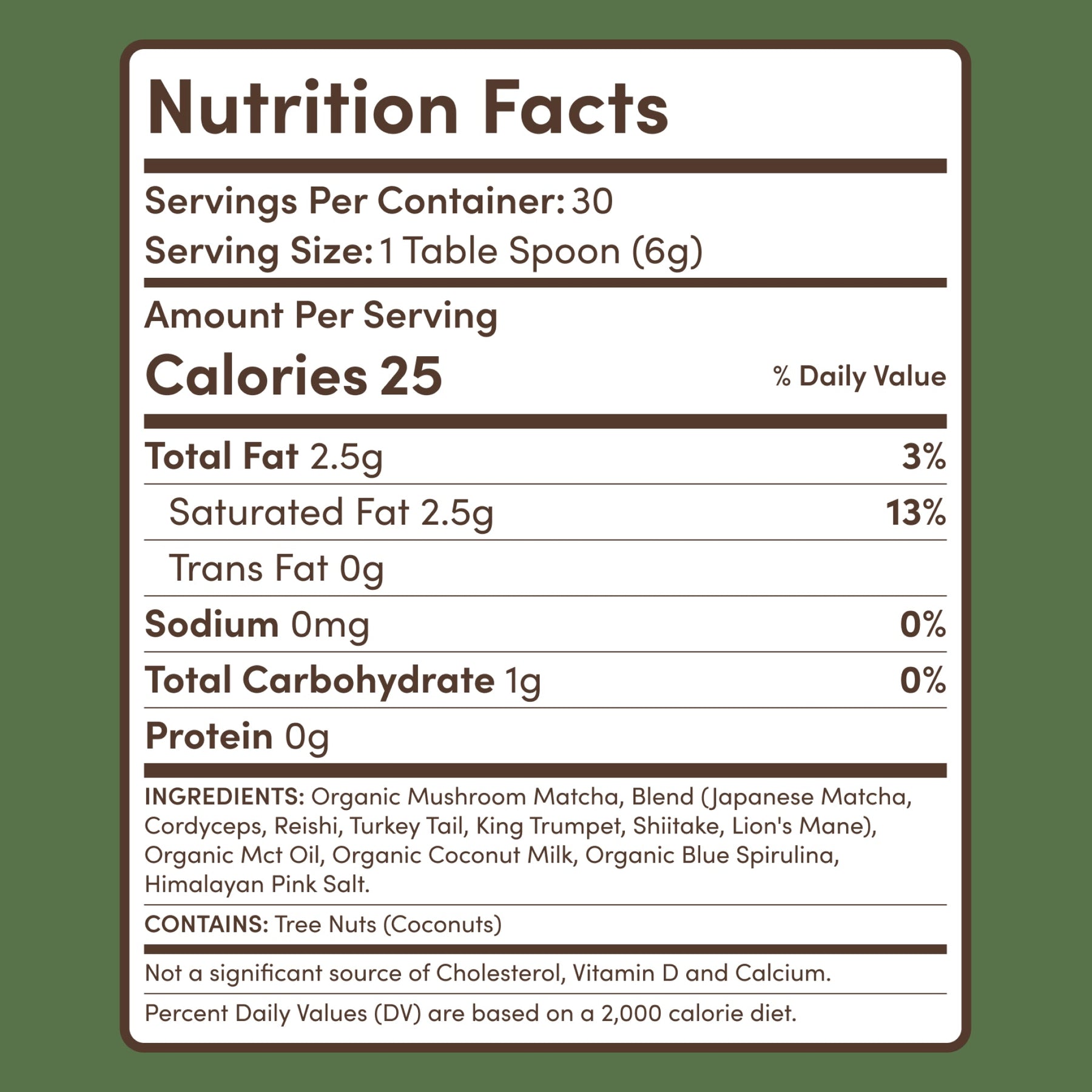RYZE Mushroom Matcha — Organic Instant Matcha Latte with Lion's Mane & King Trumpet, 30 Servings Q5