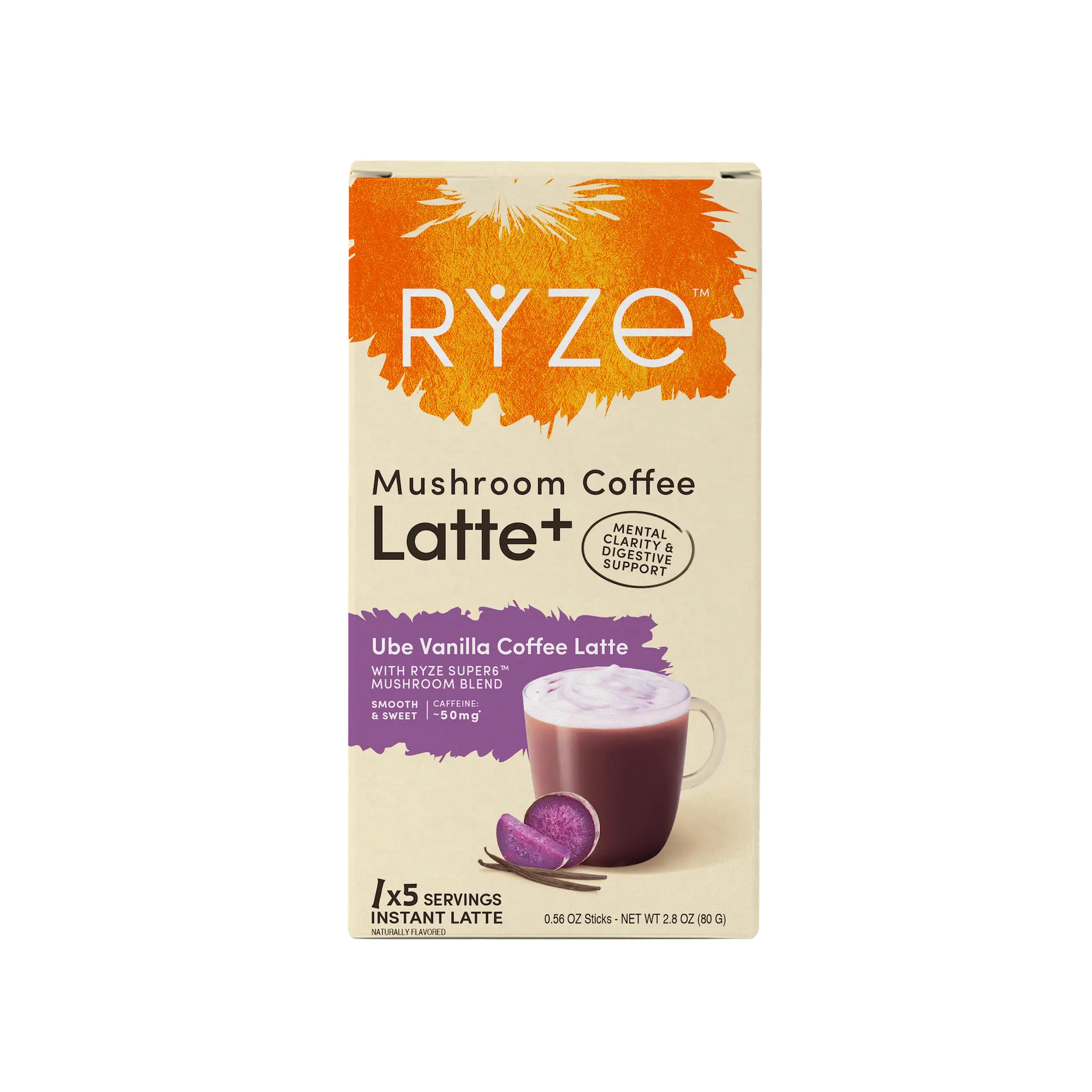 Ube Vanilla Coffee Latte Carton L6