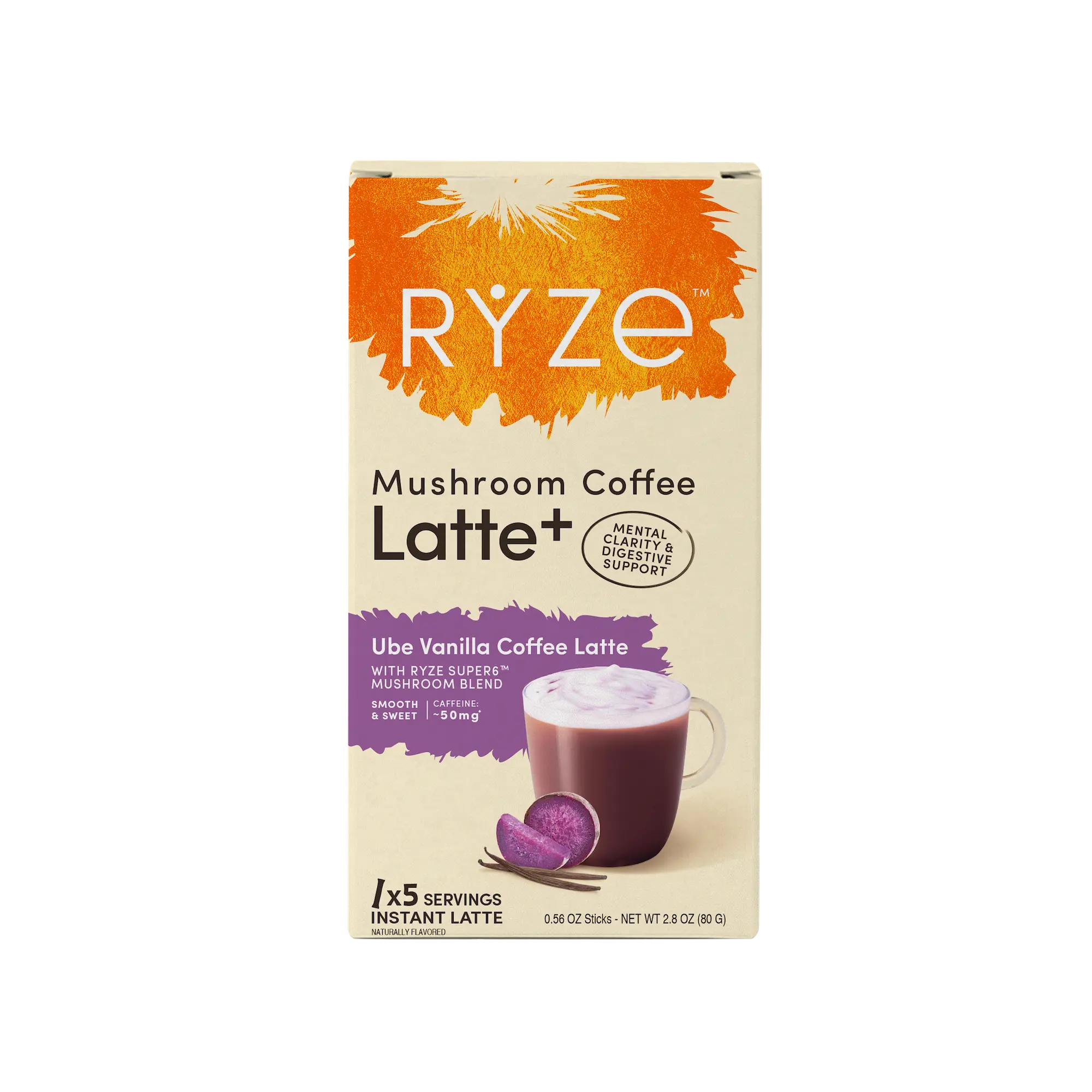 Ube Vanilla Coffee Latte Carton L6