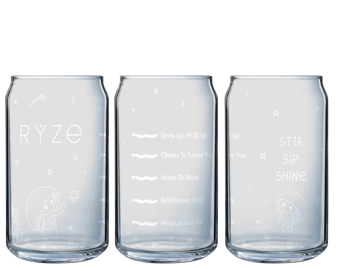 Iced Coffee Glass Q9