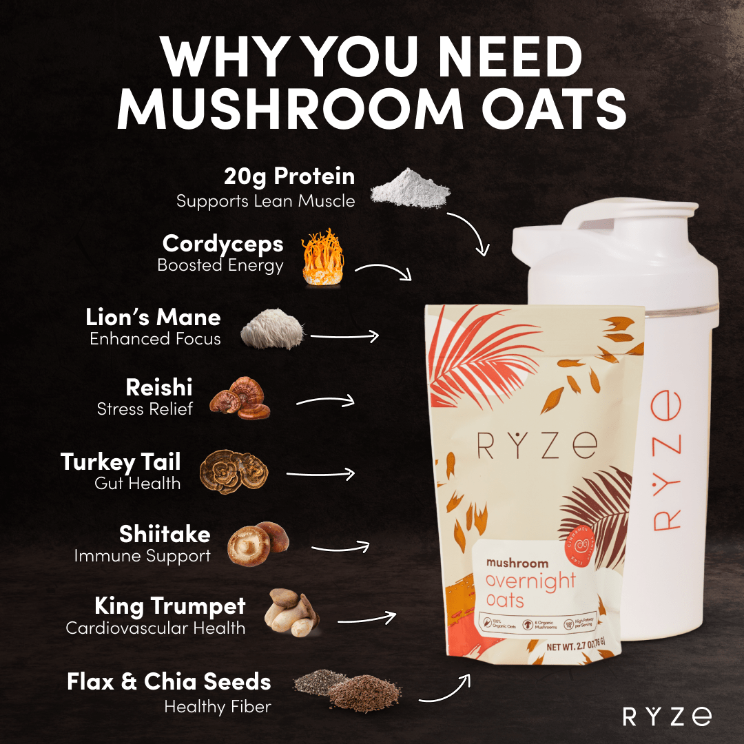 Mushroom Overnight Oats Pack (14 Servings) L5