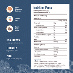 RYZE Hot Cocoa - with 6 Sleep Superfoods to Help Fall Asleep and Stay Asleep Z9