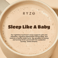 RYZE Hot Cocoa - with 6 Sleep Superfoods to Help Fall Asleep and Stay Asleep Z9