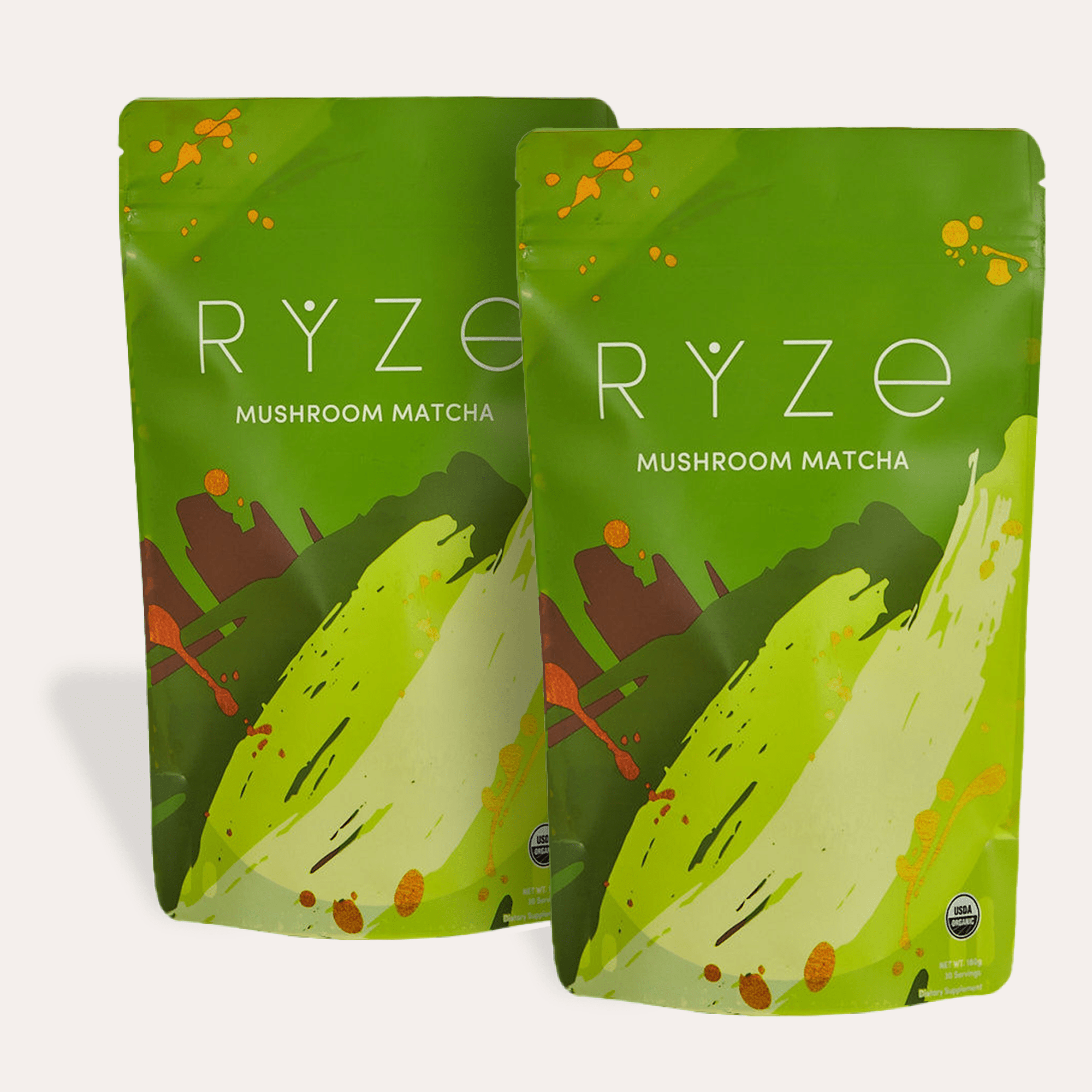 RYZE Organic Mushroom Matcha Starter Kit (60 servings) I3