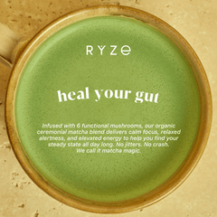 RYZE Organic Mushroom Matcha Starter Kit (60 servings) I3